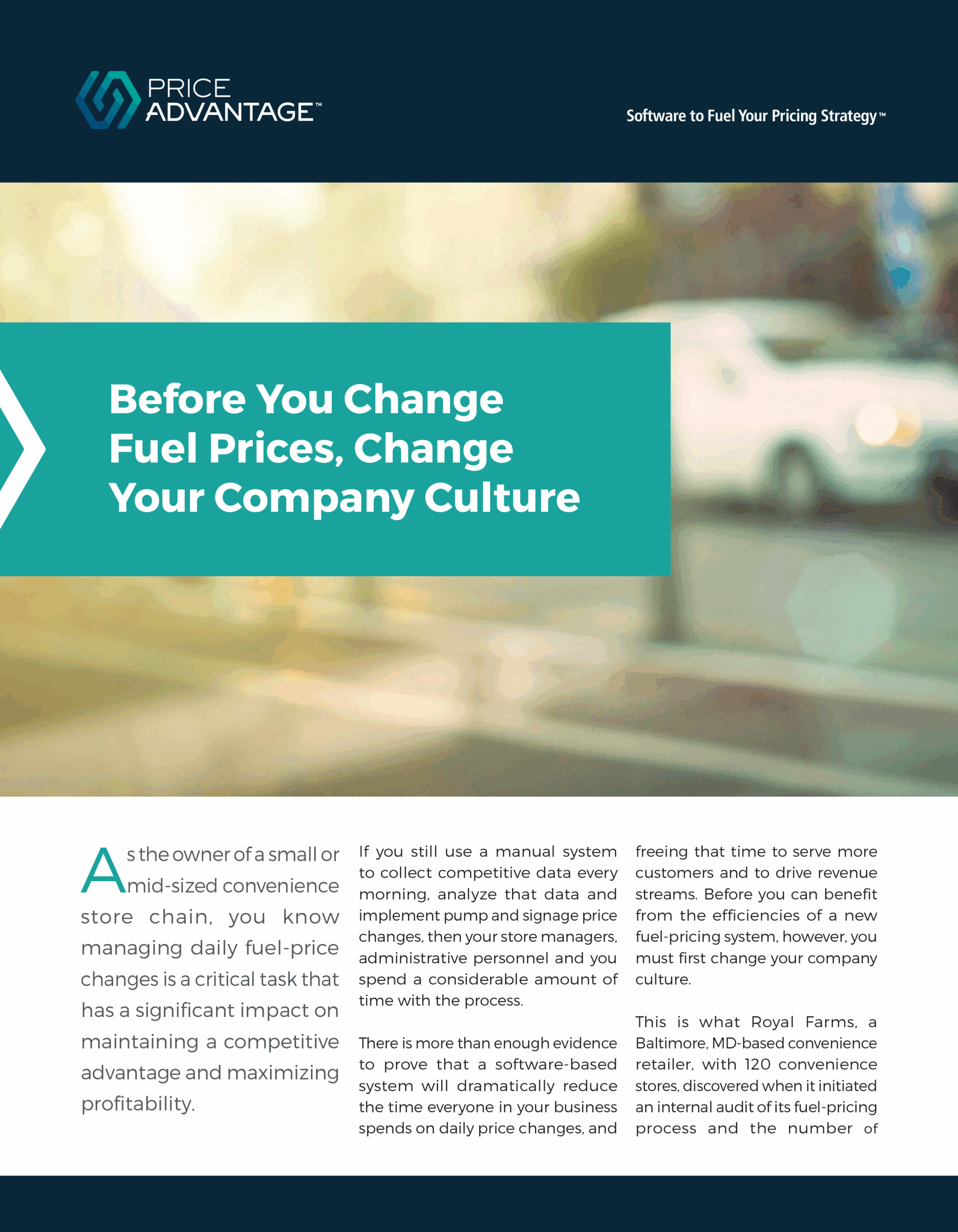 Before You Change Fuel Prices Change Your Company Culture